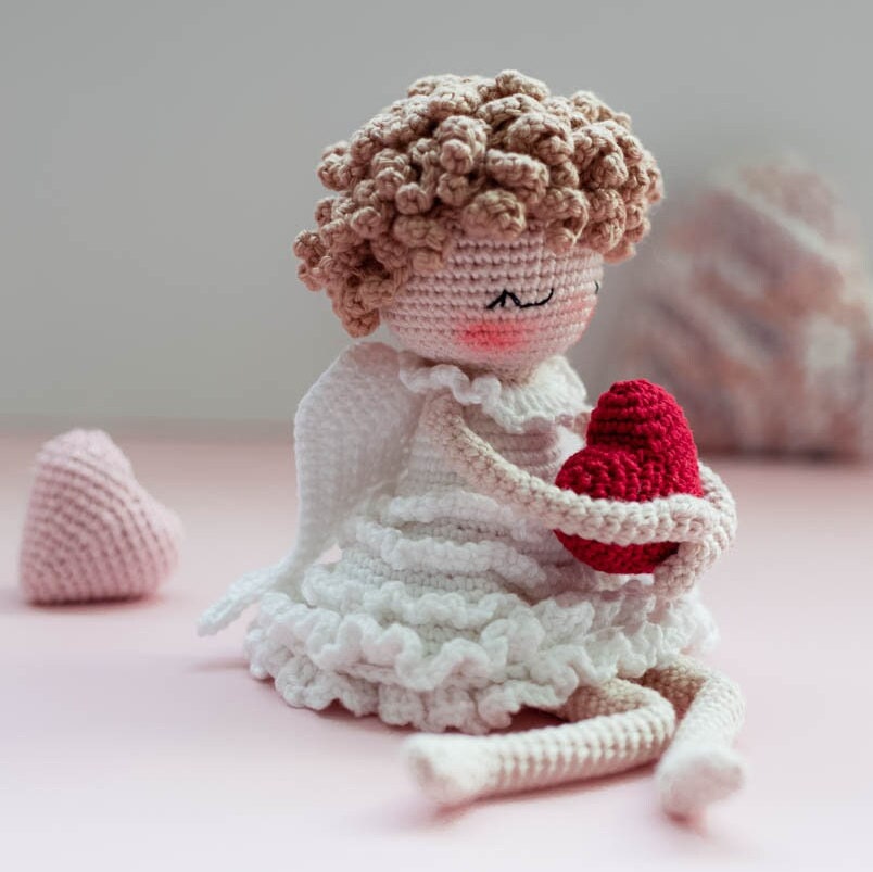 Amigurumi Crochet Angel. Crochet Pattern in PDF