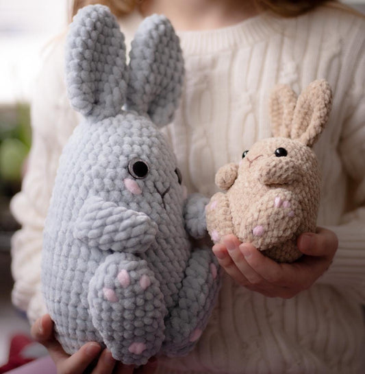 Crochet Plush Bunny. Crochet pattern in PDF