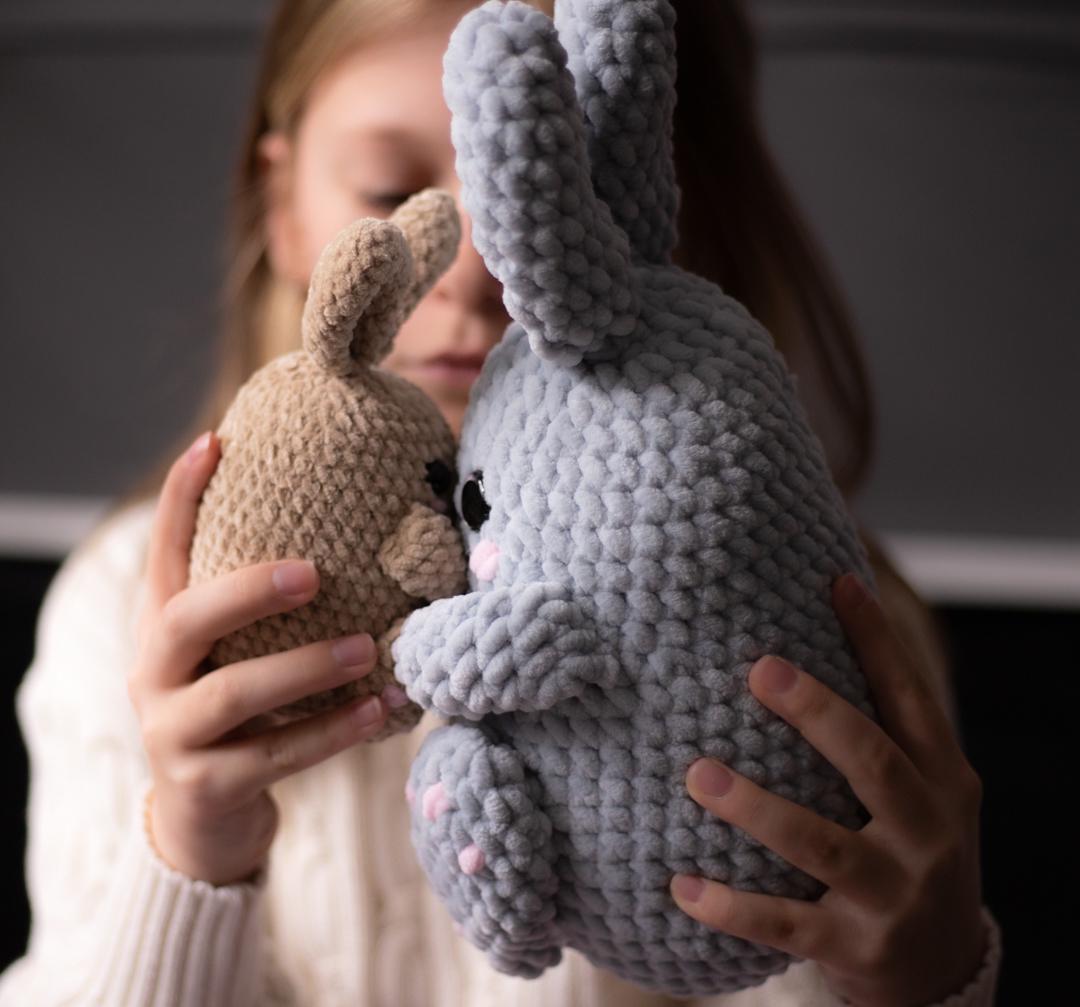 Crochet Plush Bunny. Crochet pattern in PDF
