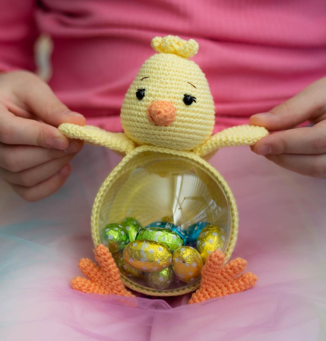 Amigurumi Crochet Easter Chickens. Crochet Patterns in PDF