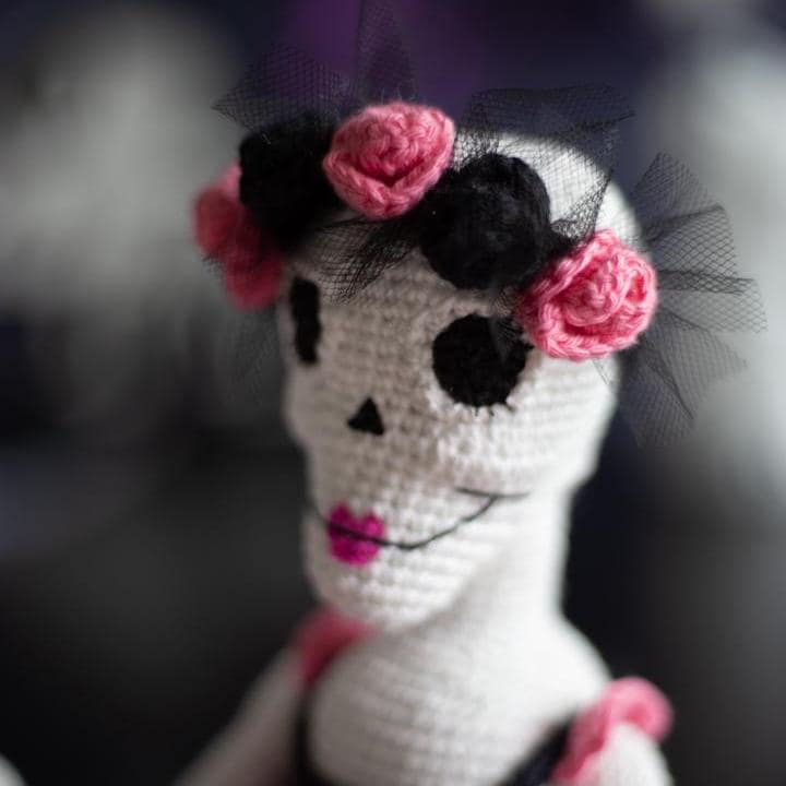 Amigurumi Crochet Halloween Skeleton. Crochet Pattern in PDF