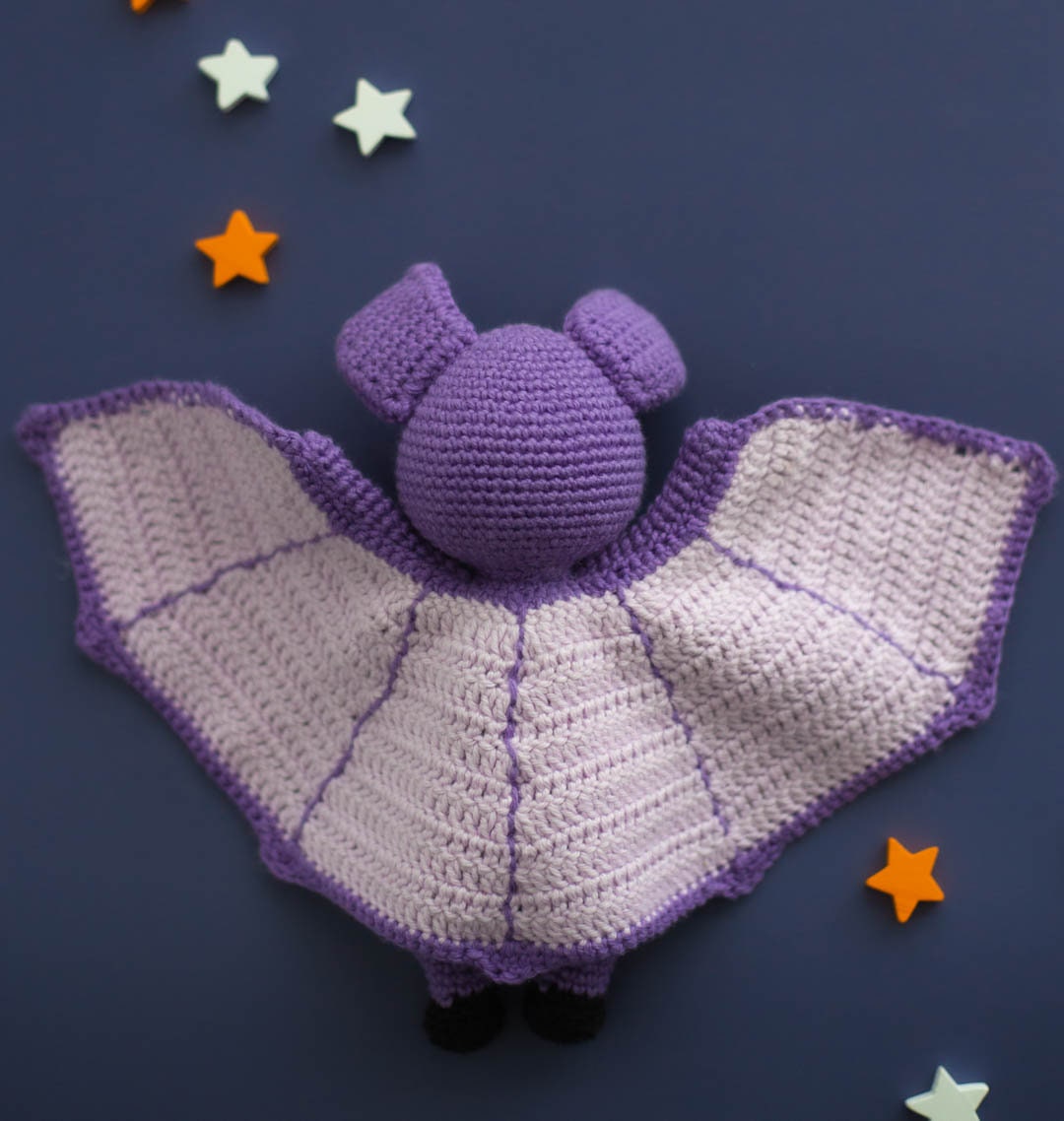 Amigurumi Crochet Halloween Bat. Crochet Pattern in PDF