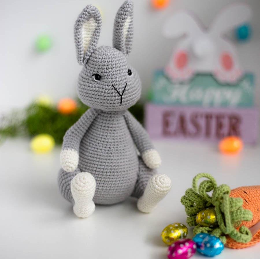 Amigurumi Crochet Easter Bunnies. Crochet Patterns in PDF