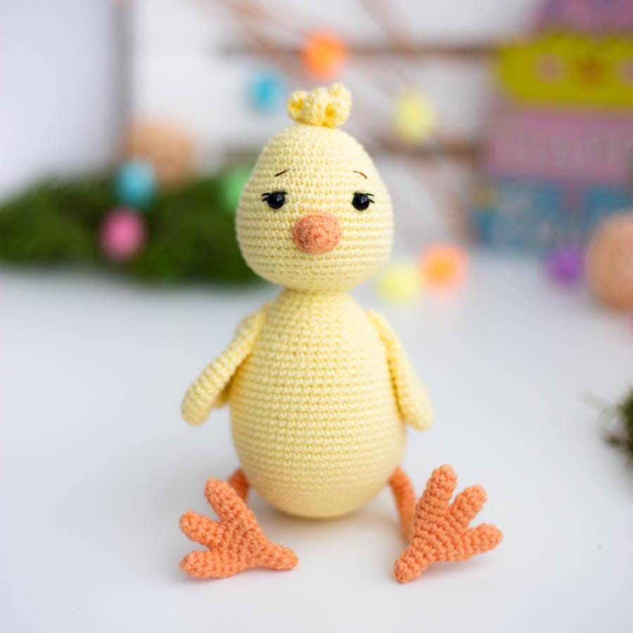 Amigurumi Crochet Easter Chickens. Crochet Patterns in PDF