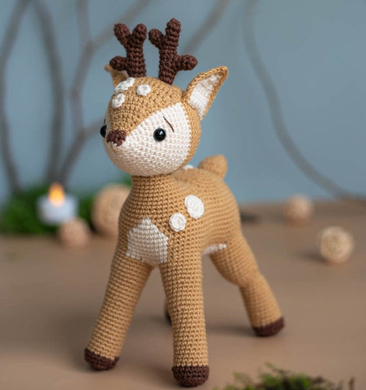 Amigurumi Crochet Fawn. Crochet Pattern in PDF