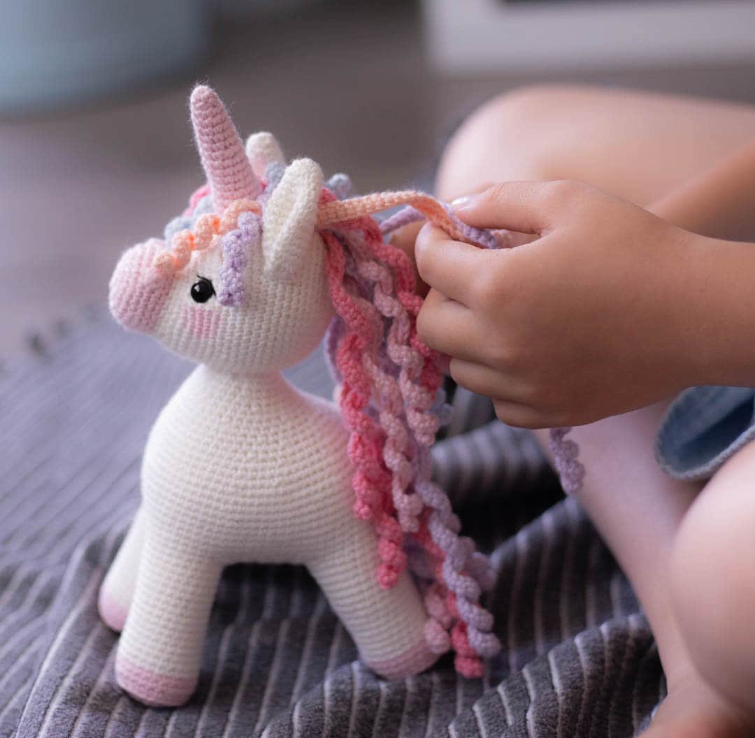 Amigurumi Crochet Unicorn. Crochet Pattern in PDF