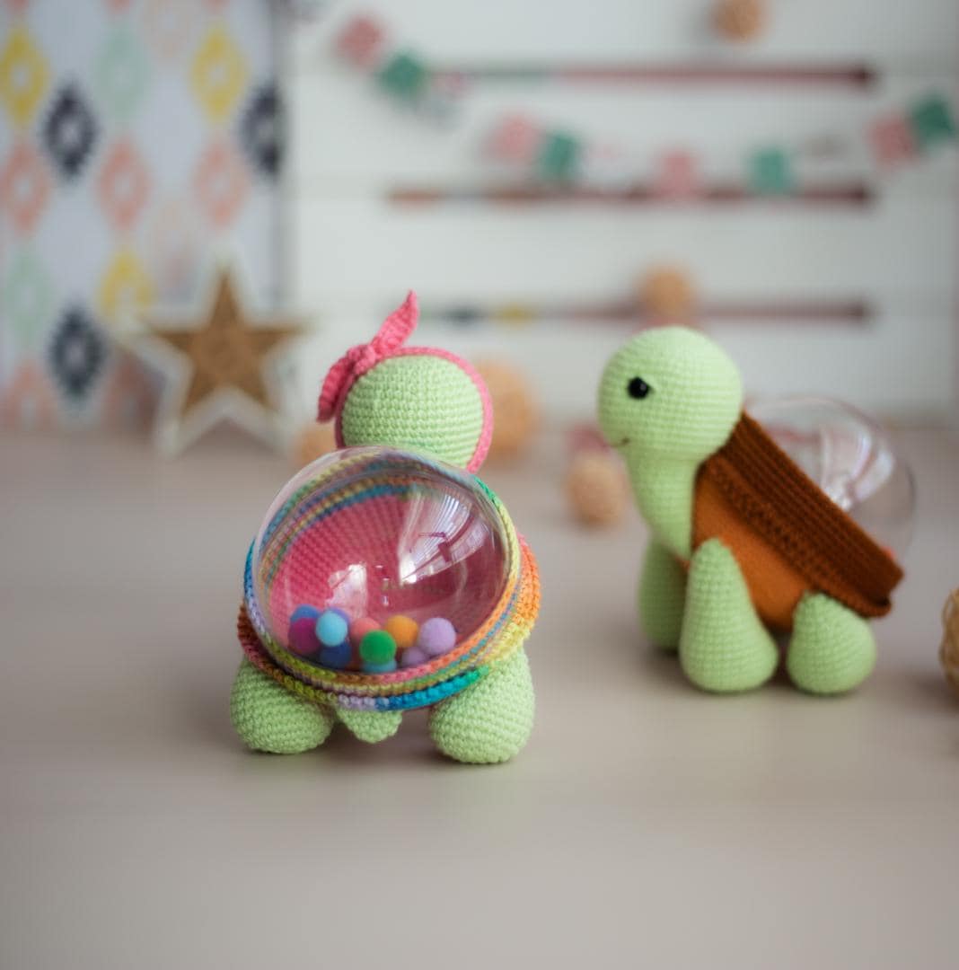 Amigurumi Crochet Turtle. Crochet Pattern in PDF