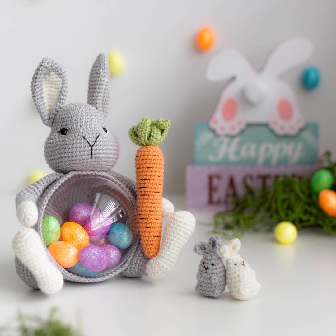 Amigurumi Crochet Easter Bunnies. Crochet Patterns in PDF