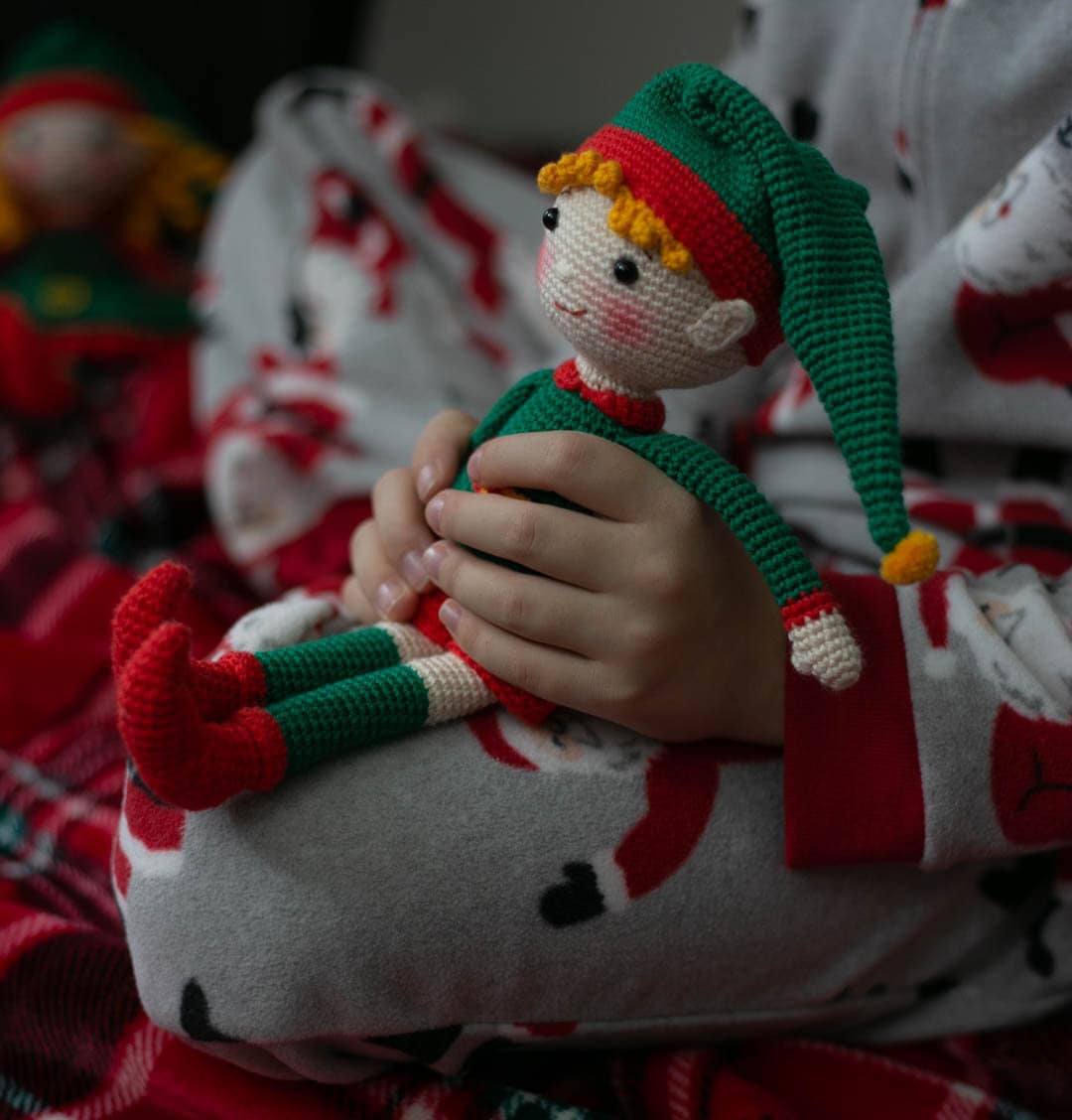 Crochet Christmas Elves Jingle and Hope. Crochet patterns in PDF