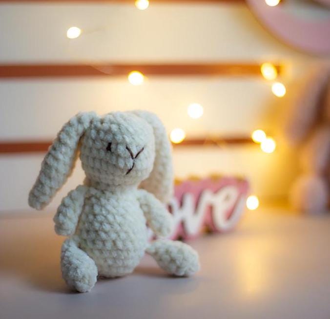 Amigurumi Crochet Bunny. Crochet Pattern in PDF