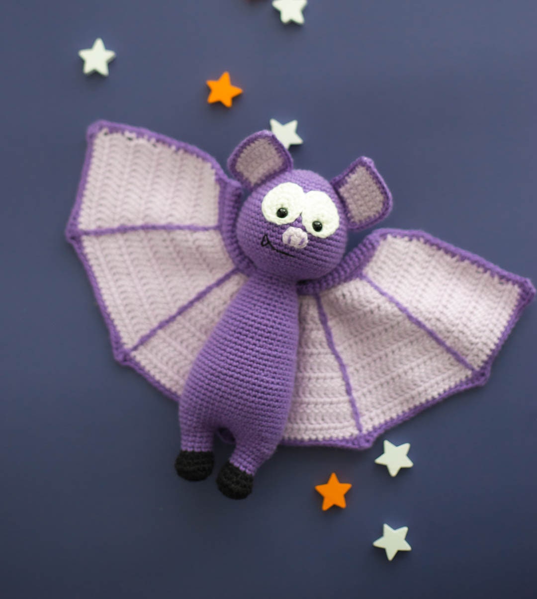 Amigurumi Crochet Halloween Bat. Crochet Pattern in PDF