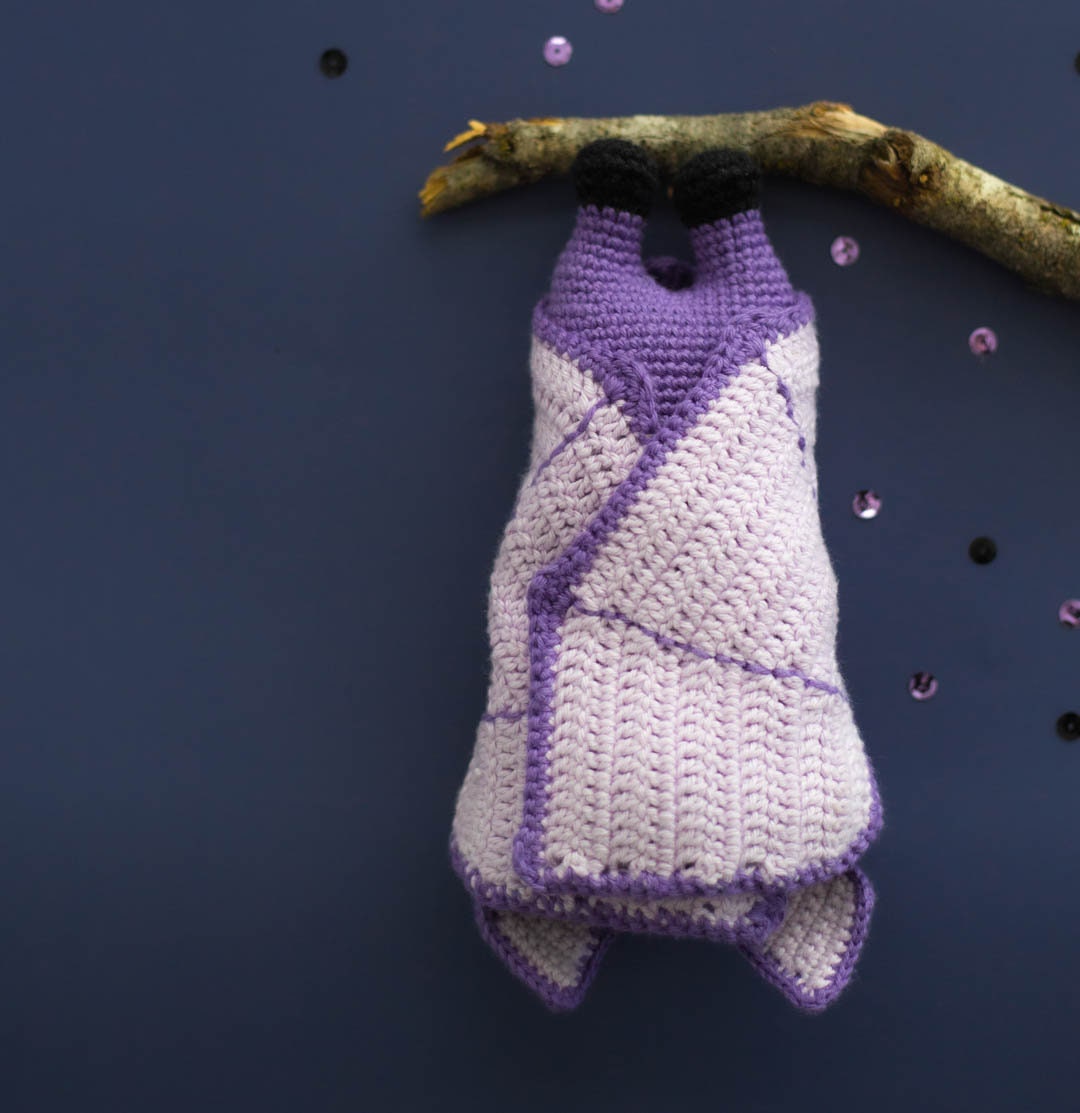 Amigurumi Crochet Halloween Bat. Crochet Pattern in PDF