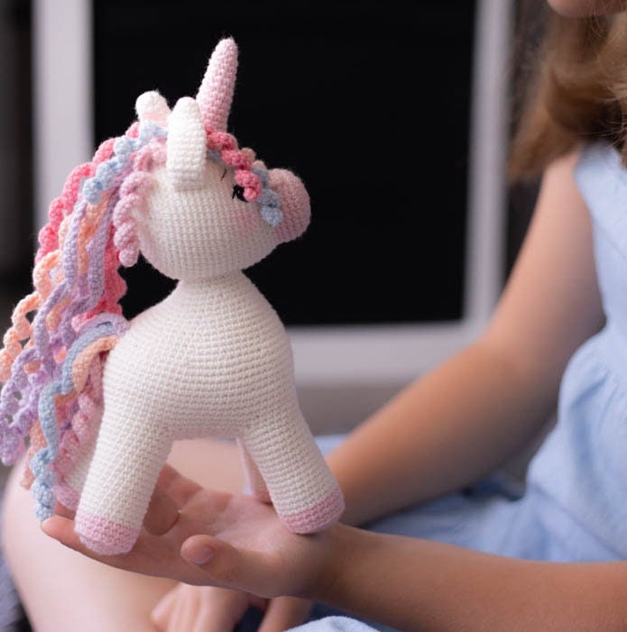 Amigurumi Crochet Unicorn. Crochet Pattern in PDF