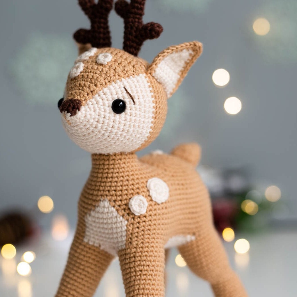 Amigurumi Crochet Fawn. Crochet Pattern in PDF