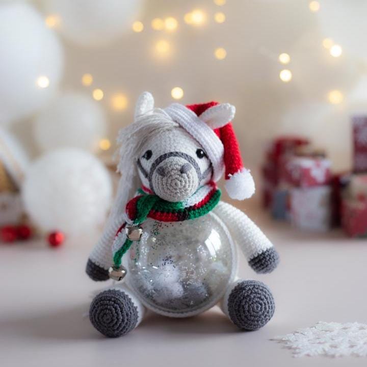 Amigurumi Crochet Horse. Crochet Pattern 3-in-1: Horse, Unicorn & New Year's Horse (PDF)