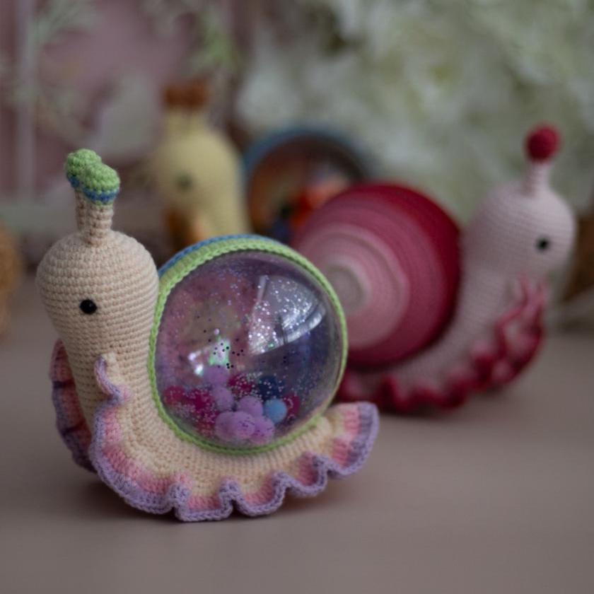 Amigurumi Crochet Snail. Crochet Pattern in PDF