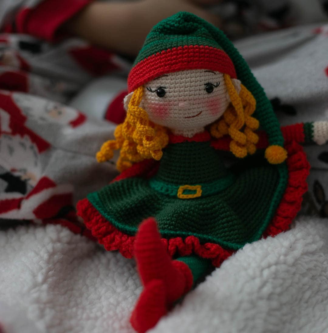 Crochet Christmas Elves Jingle and Hope. Crochet patterns in PDF