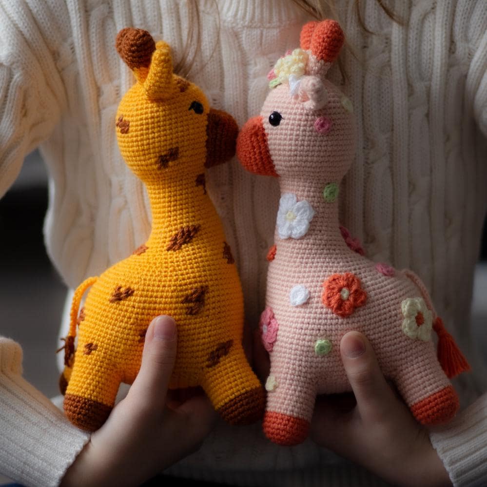 Amigurumi Crochet Giraffe. Crochet Pattern in PDF