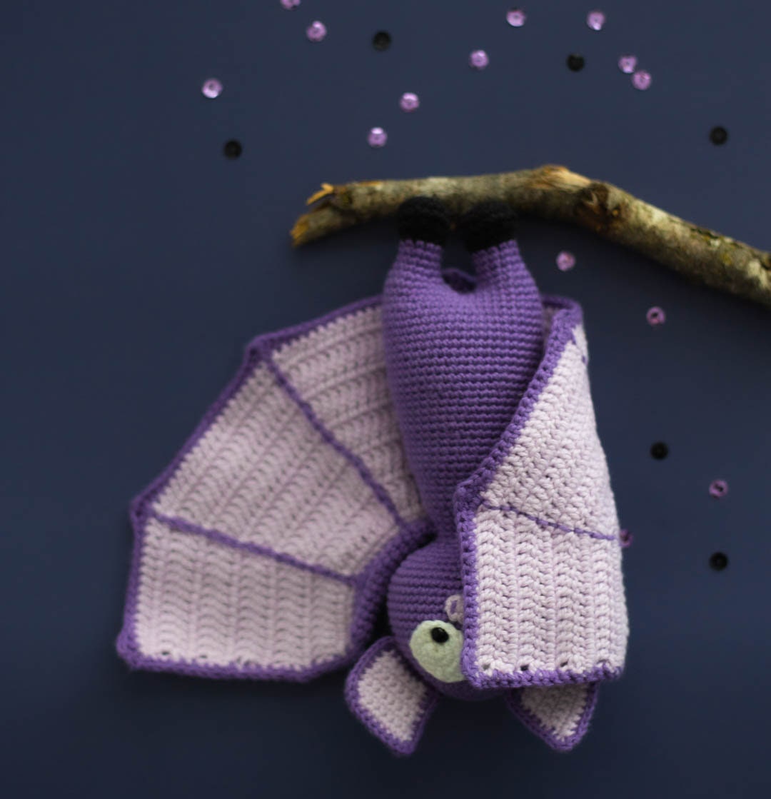 Amigurumi Crochet Halloween Bat. Crochet Pattern in PDF