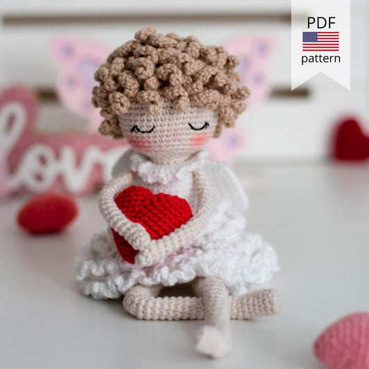 Amigurumi Crochet Angel. Crochet Pattern in PDF