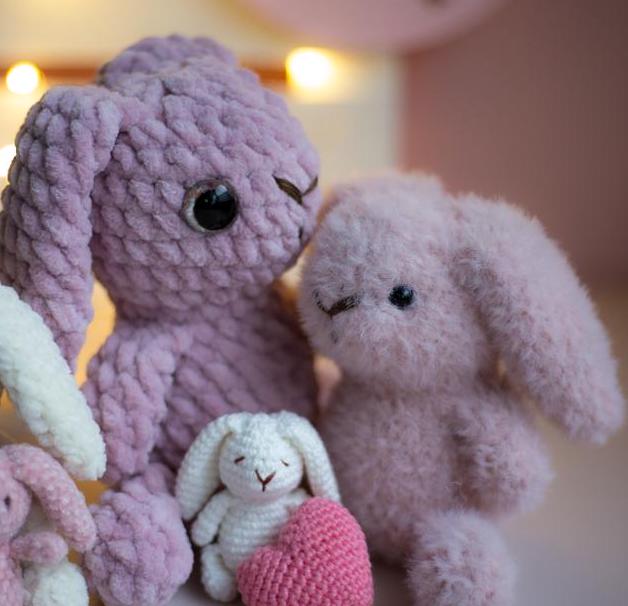 Amigurumi Crochet Bunny. Crochet Pattern in PDF