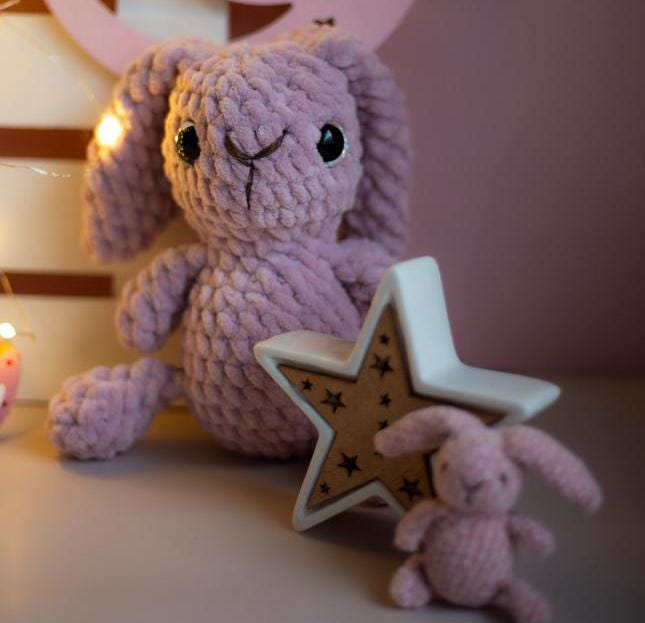 Amigurumi Crochet Bunny. Crochet Pattern in PDF
