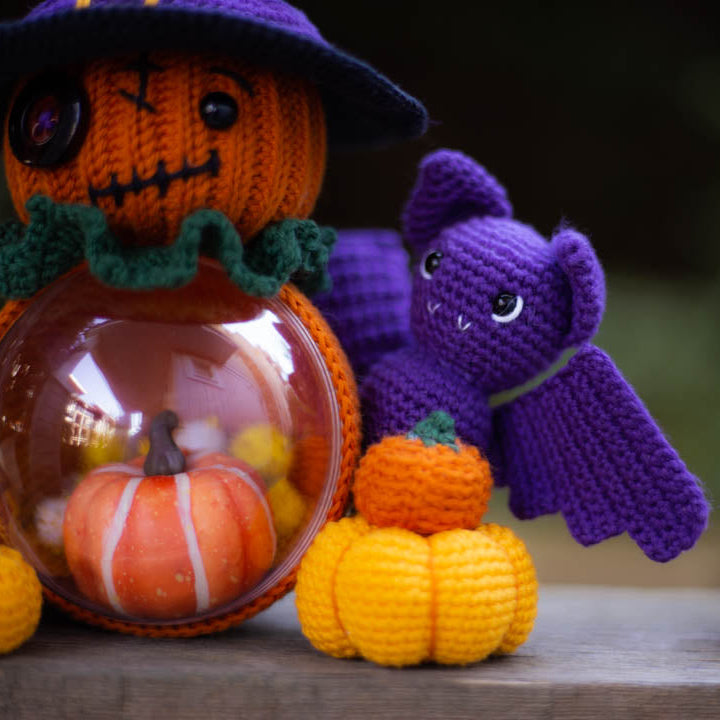 Amigurumi Crochet Halloween Pumpkin. Crochet Halloween Decor. Crochet Pattern in PDF