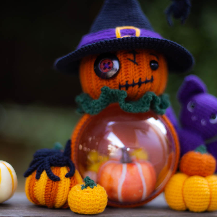 Amigurumi Crochet Halloween Pumpkin. Crochet Halloween Decor. Crochet Pattern in PDF