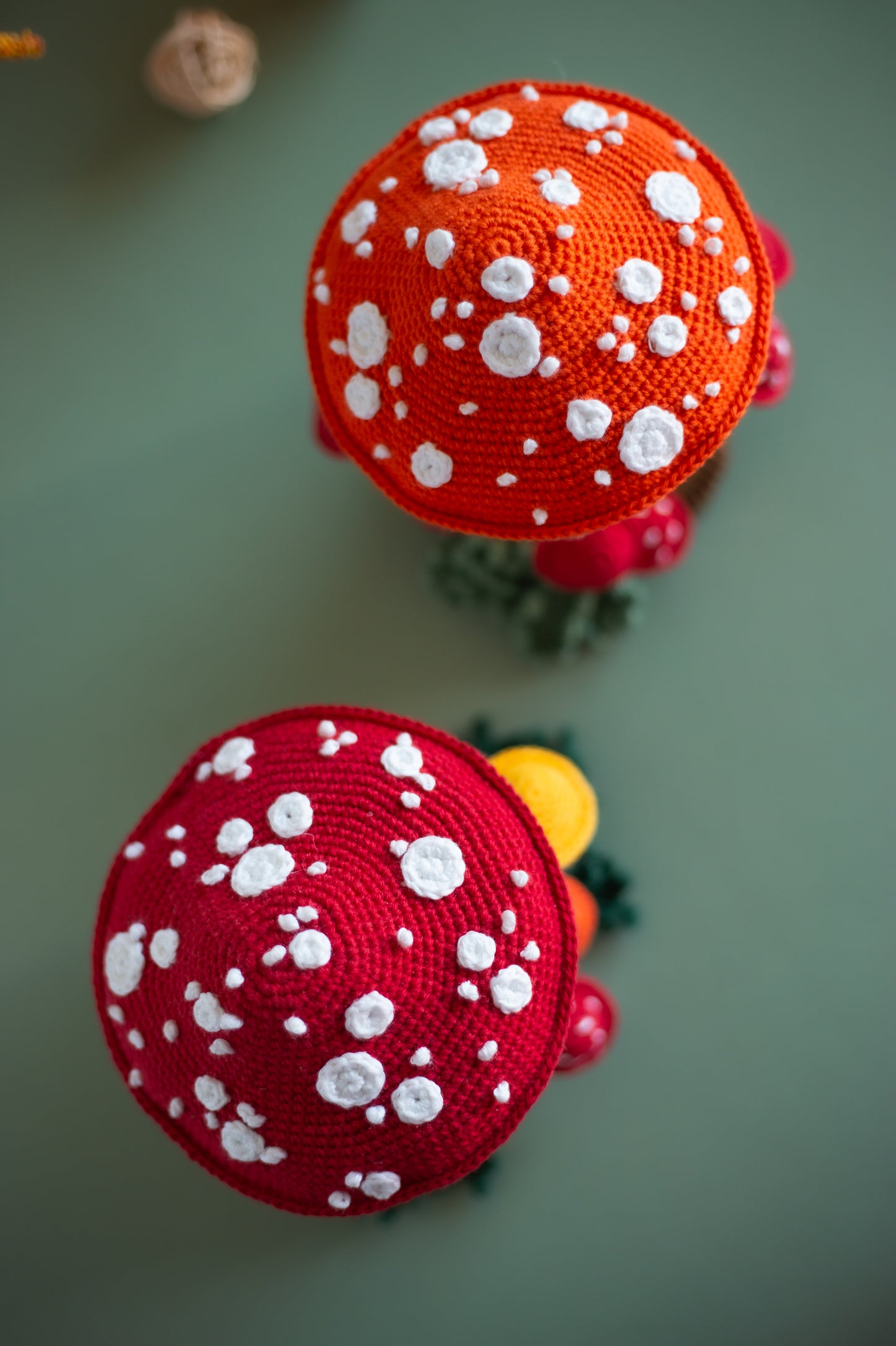 Amigurumi crochet Mushroom. Crochet Amanita pattern.