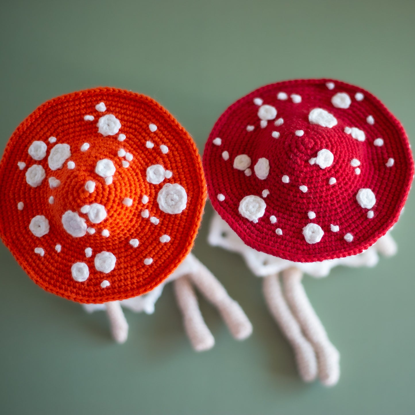 Amigurumi Crochet Elf. Crochet Pattern Amanita Mushroom.