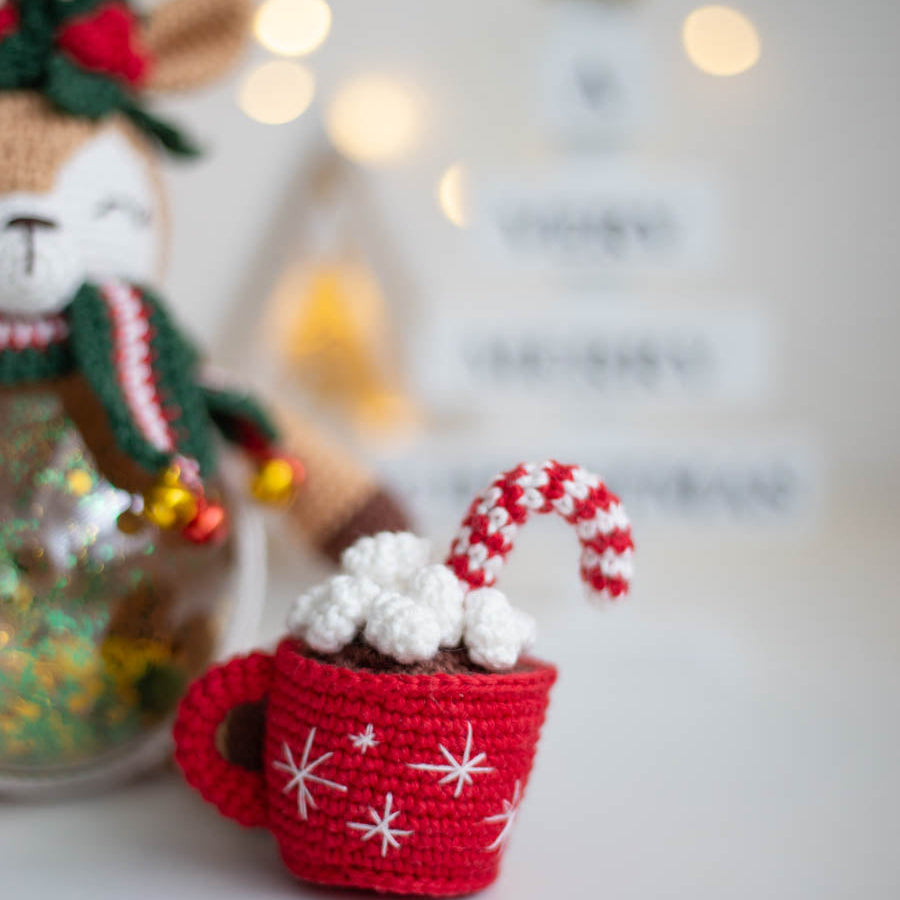 Amigurumi Crochet Christmas Deer. Crochet pattern in PDF