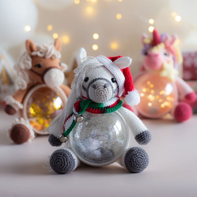 Amigurumi Crochet Horse. Crochet Pattern 3-in-1: Horse, Unicorn & New Year's Horse (PDF)