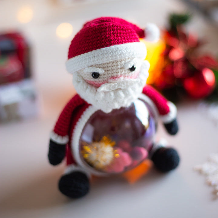 Amigurumi Crochet Santa Claus. Crochet Pattern in PDF