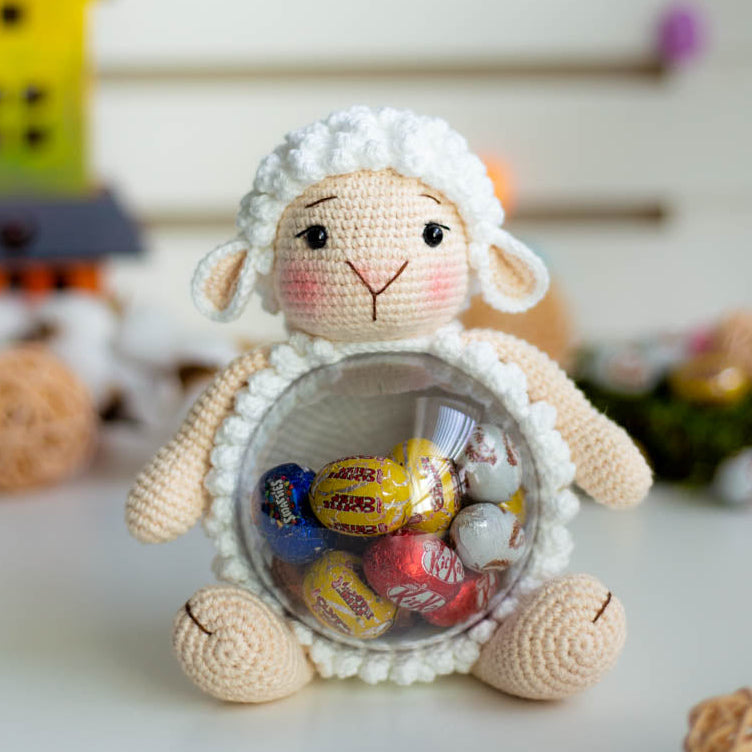 Amigurumi Crochet Easter Bunny, Sheep and Chicken. Crochet patterns in PDF