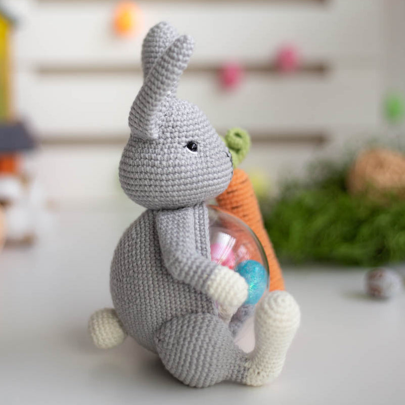 Amigurumi Crochet Easter Bunny, Sheep and Chicken. Crochet patterns in PDF