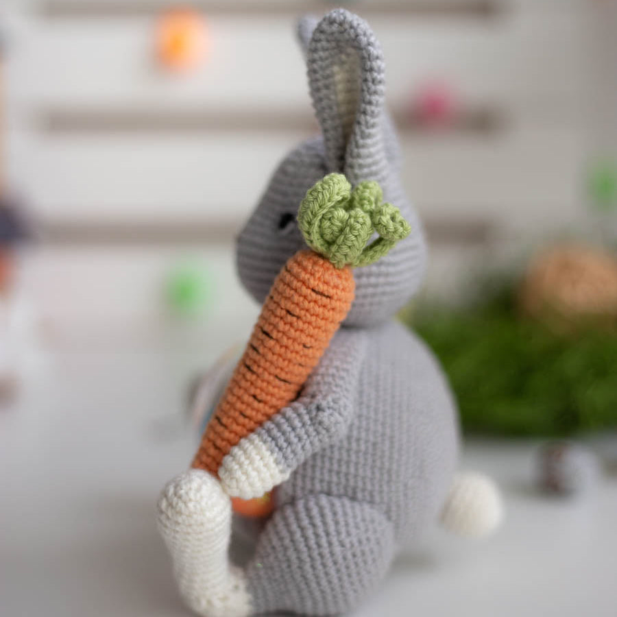 Amigurumi Crochet Easter Bunny, Sheep and Chicken. Crochet patterns in PDF