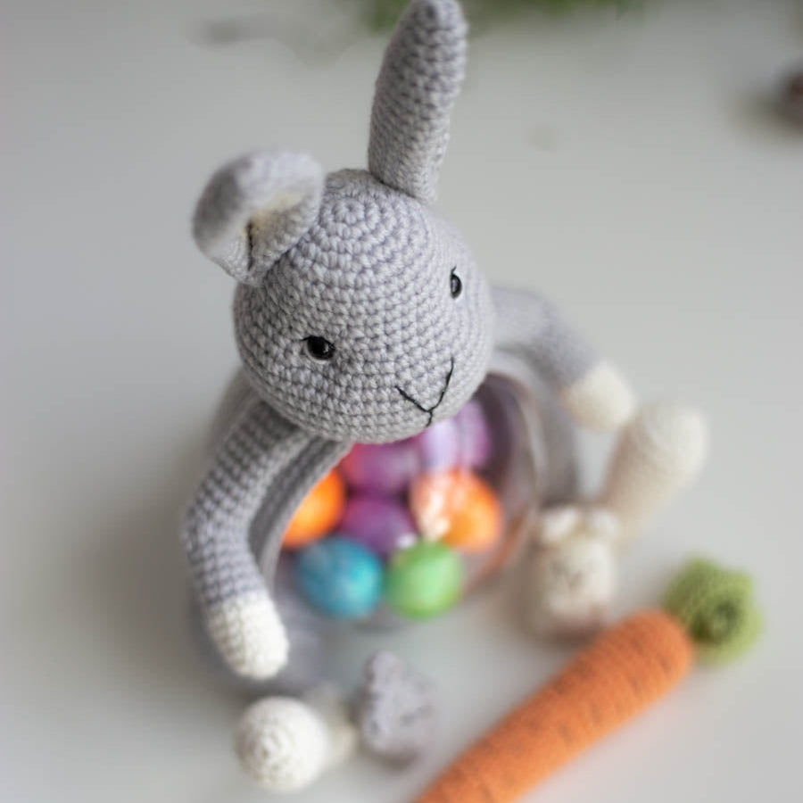 Amigurumi Crochet Easter Bunny, Sheep and Chicken. Crochet patterns in PDF