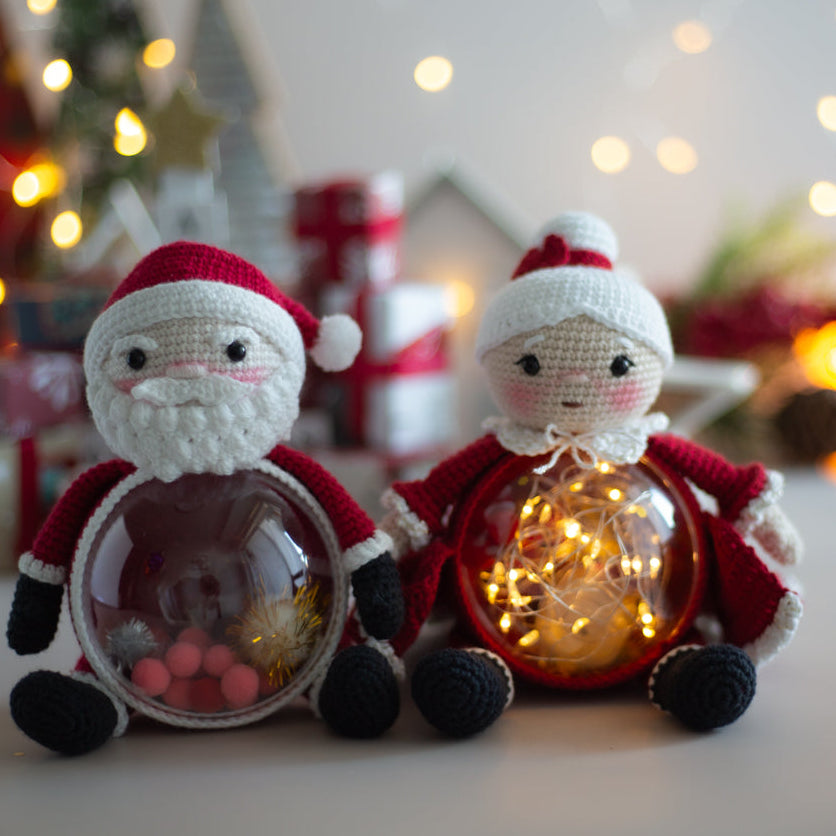 Christmas Santa Claus and Mrs. Claus – crochet patterns in PDF