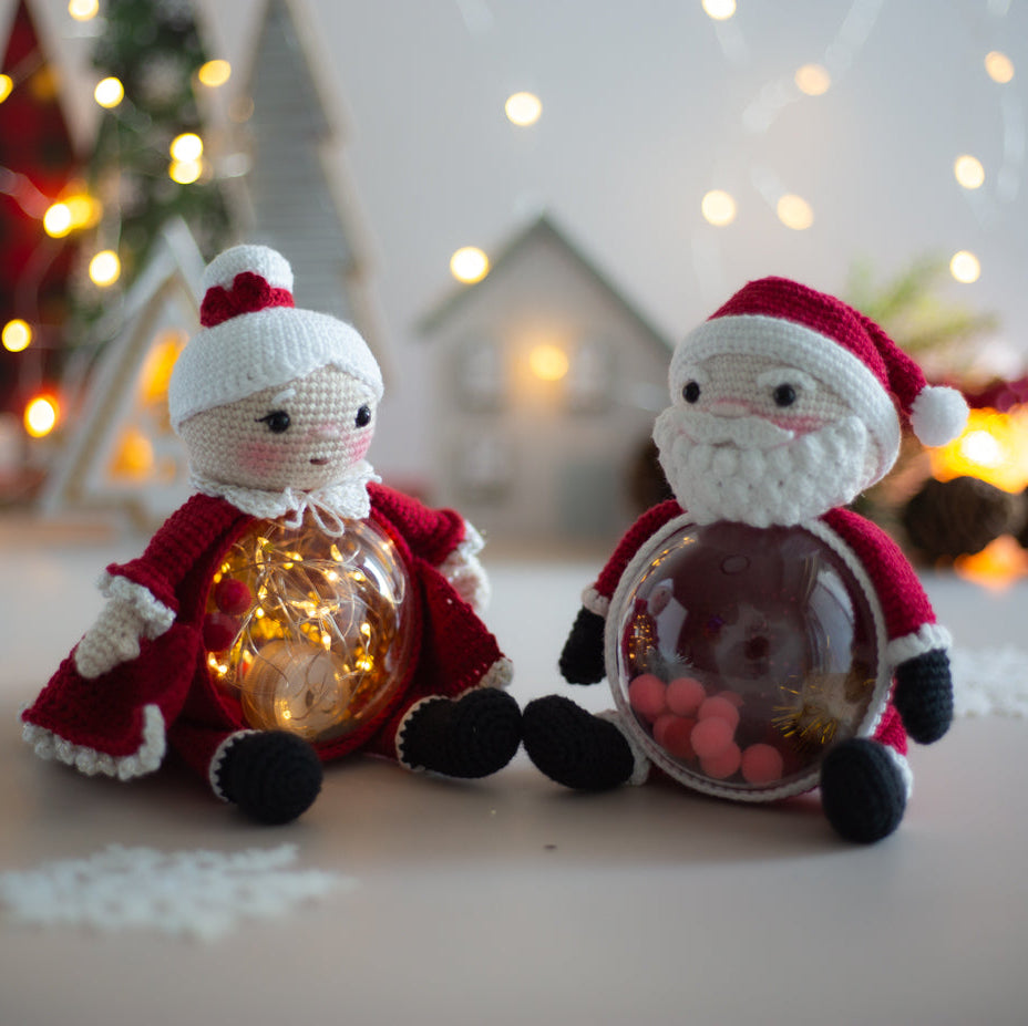 Christmas Santa Claus and Mrs. Claus – crochet patterns in PDF