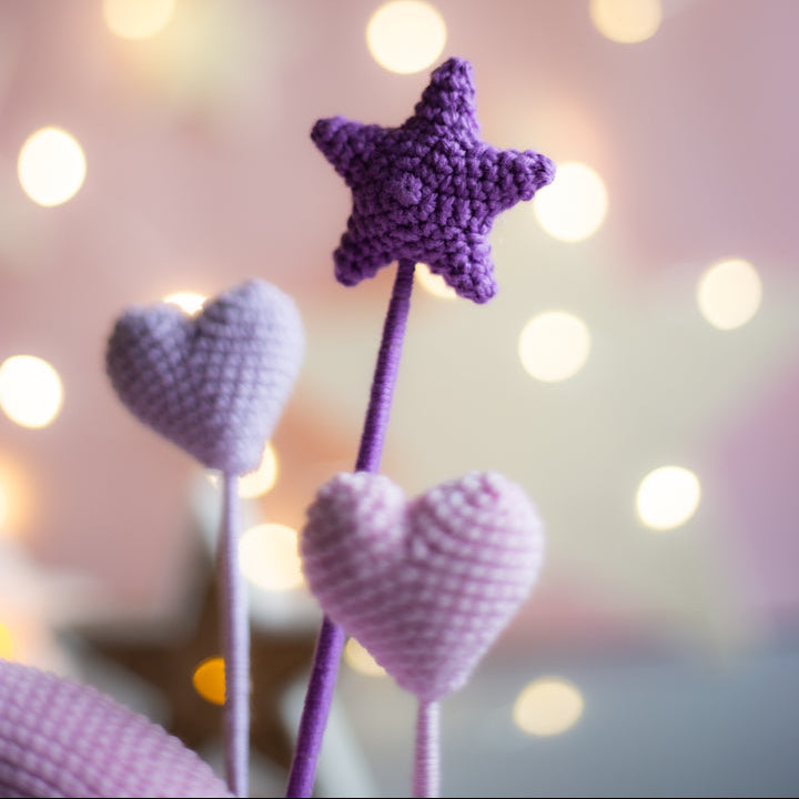 Crochet pattern night light Moon and Sun. Original crochet home decor.
