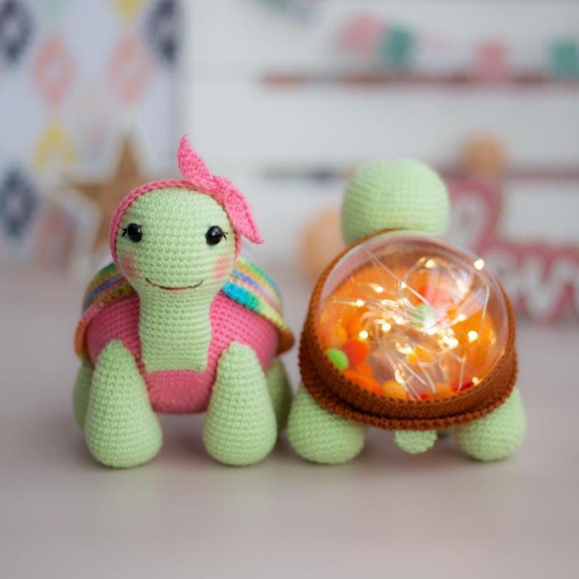 Amigurumi Crochet Turtle. Crochet Pattern in PDF