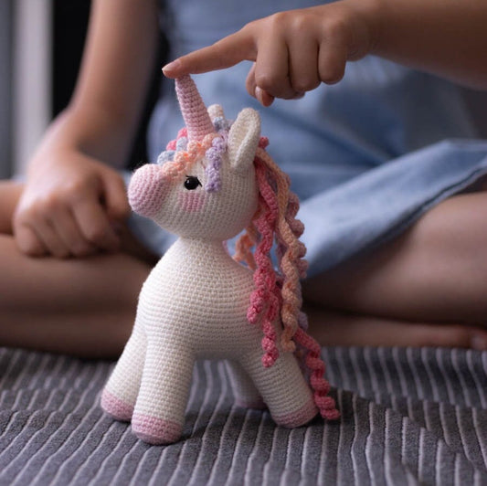 Amigurumi Crochet Unicorn. Crochet Pattern in PDF