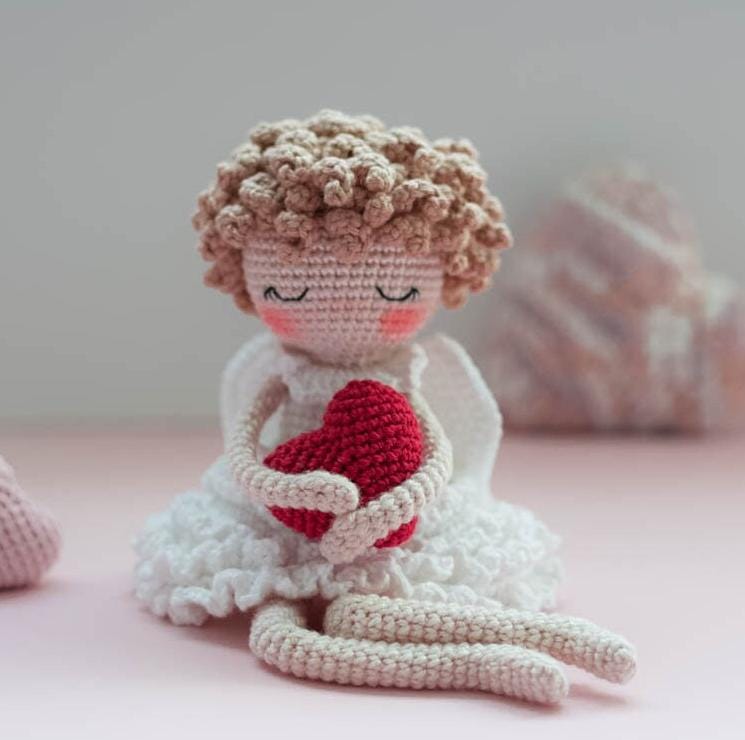 Amigurumi Crochet Angel. Crochet Pattern in PDF