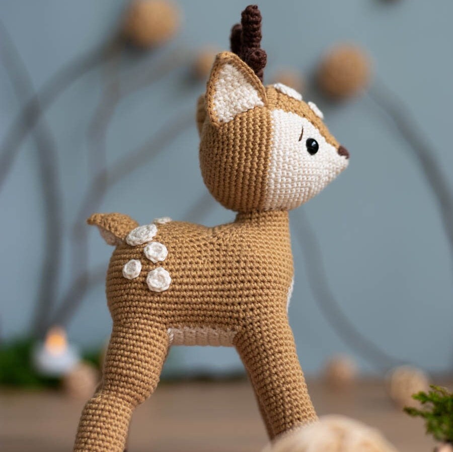 Amigurumi Crochet Fawn. Crochet Pattern in PDF
