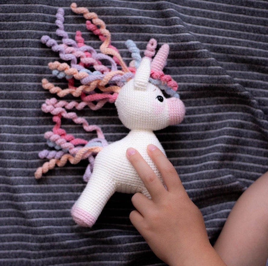 Amigurumi Crochet Unicorn. Crochet Pattern in PDF