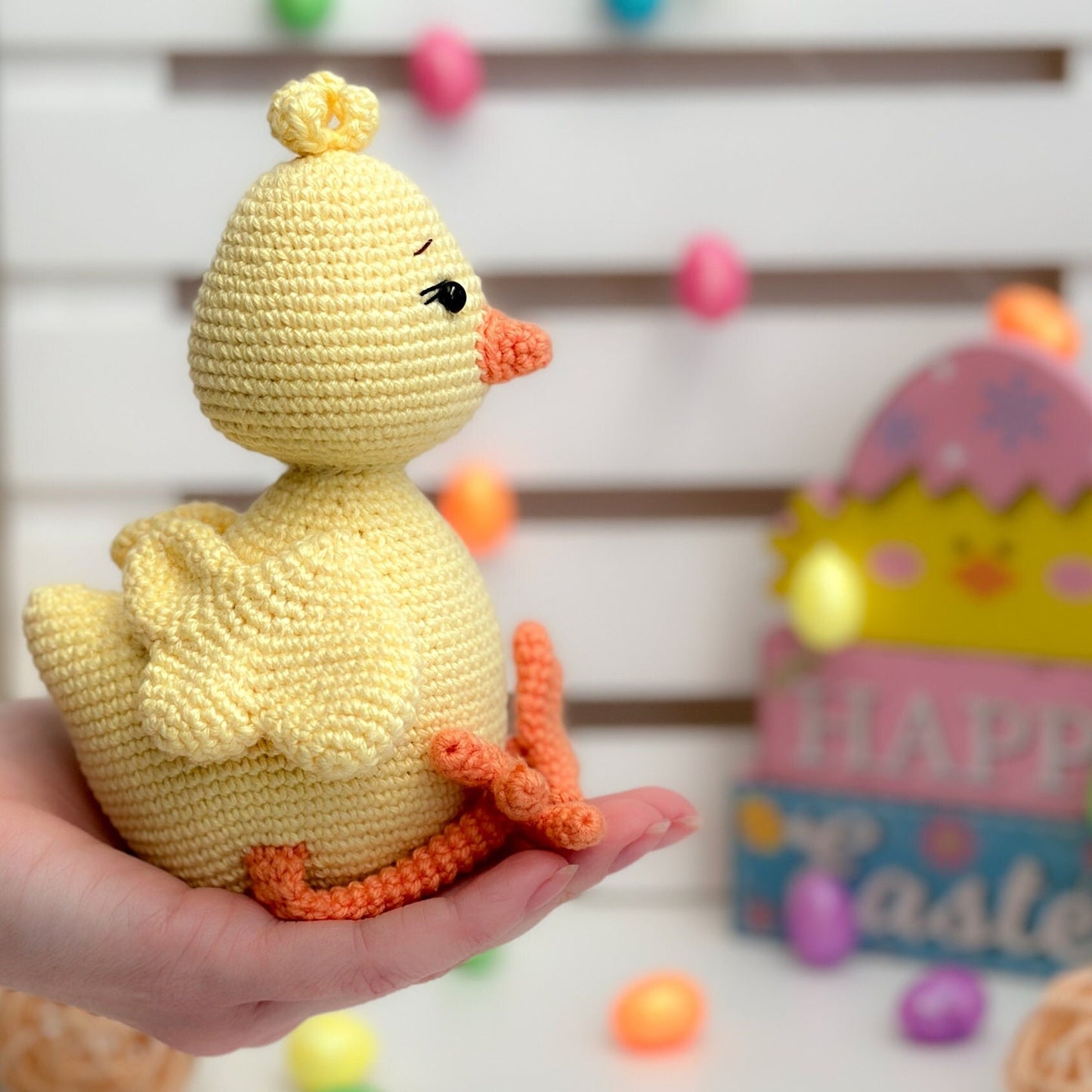 Amigurumi Crochet Chicken. Crochet Pattern in PDF