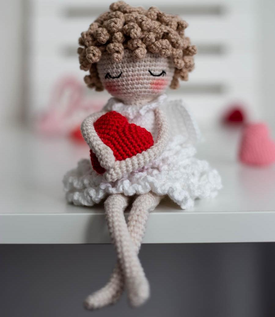 Amigurumi Crochet Angel. Crochet Pattern in PDF