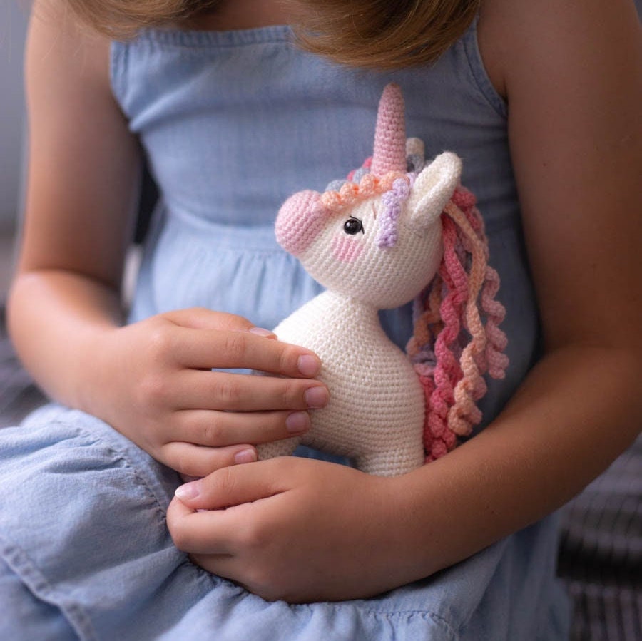 Amigurumi Crochet Unicorn. Crochet Pattern in PDF