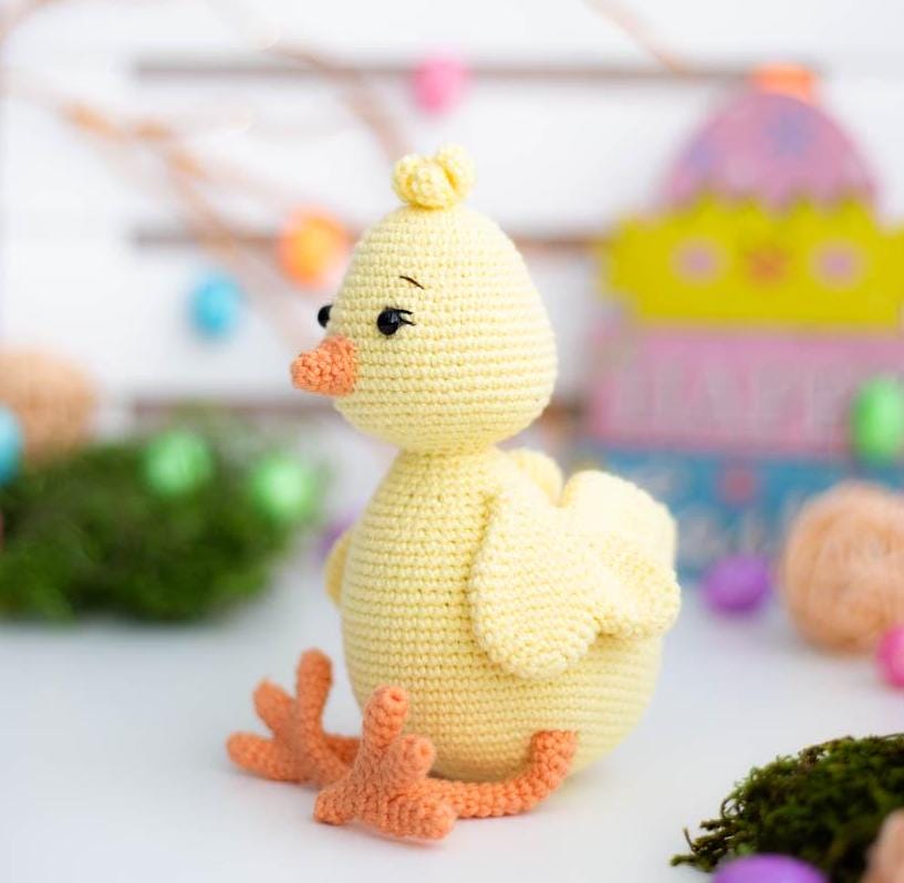 Amigurumi Crochet Easter Chickens. Crochet Patterns in PDF
