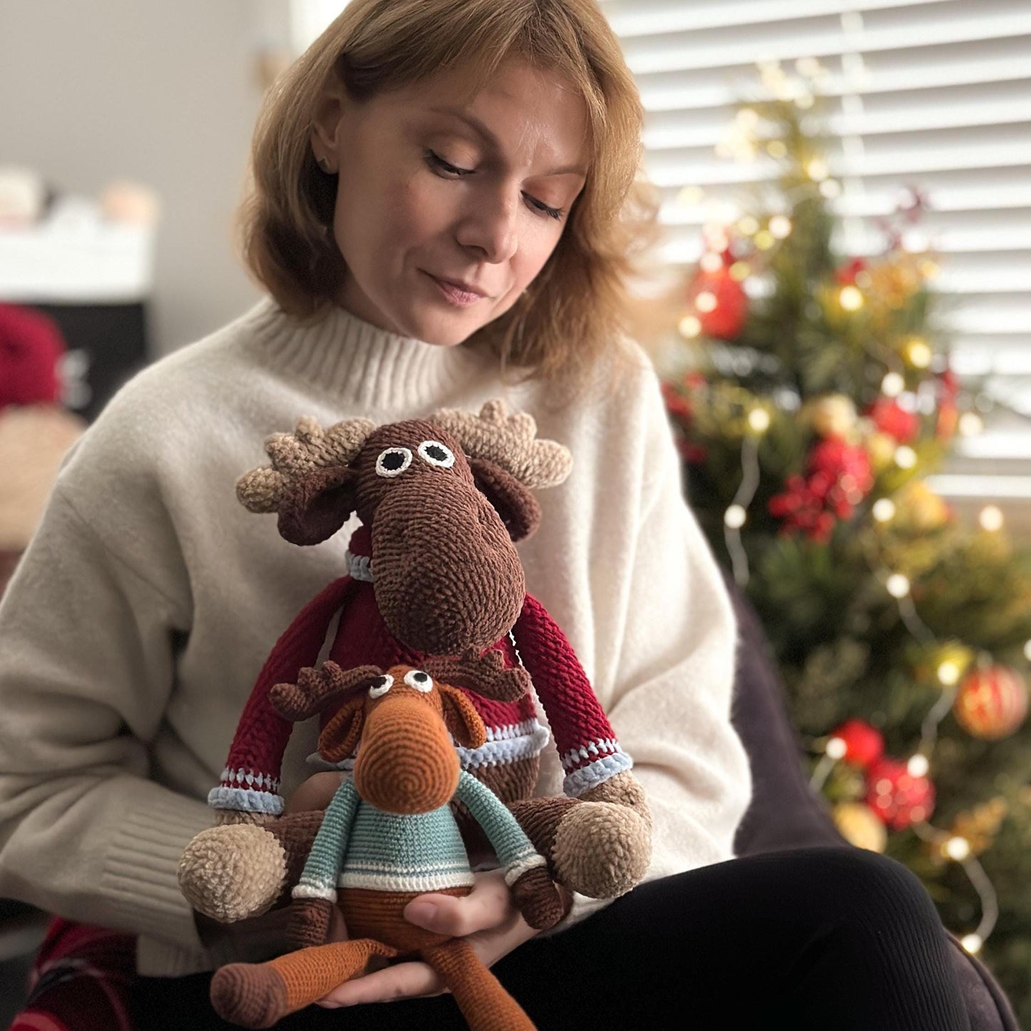 Amigurumi Crochet Moose. Crochet Pattern in PDF